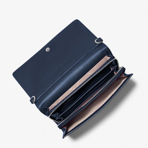 Michael Kors Jet Set Large Leather Crossbody Bag NWT - Picture 2 of 4